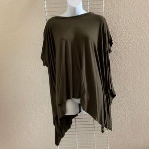 Women’s soft green top
